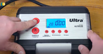 Автомобильный компрессор с тестированием источников бортовой сети ULTRA (6170122)