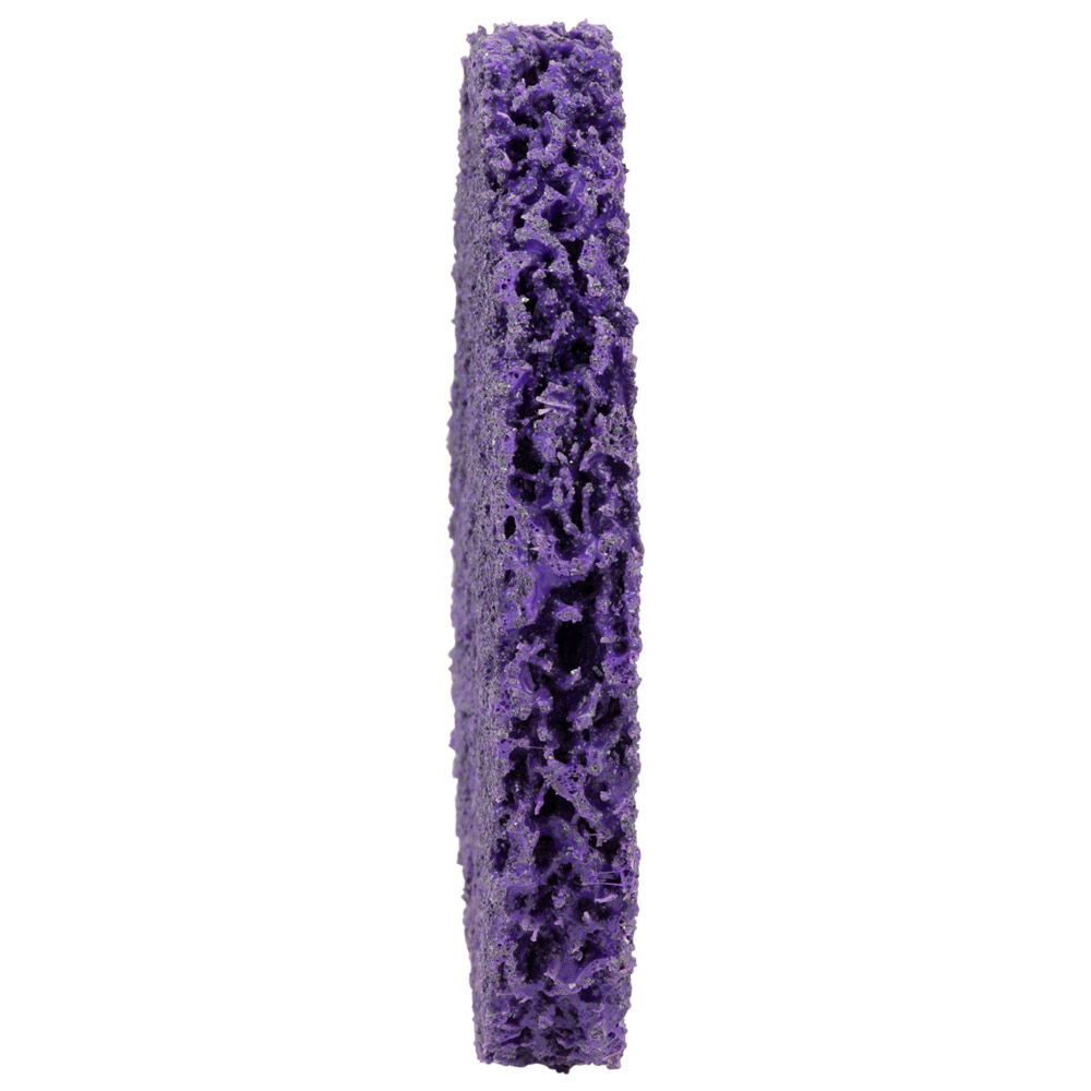 Круг зачистний з нетканого абразиву (корал) Ø100мм без тримача фіолетовий жорсткий SIGMA (9175661) - фото №2