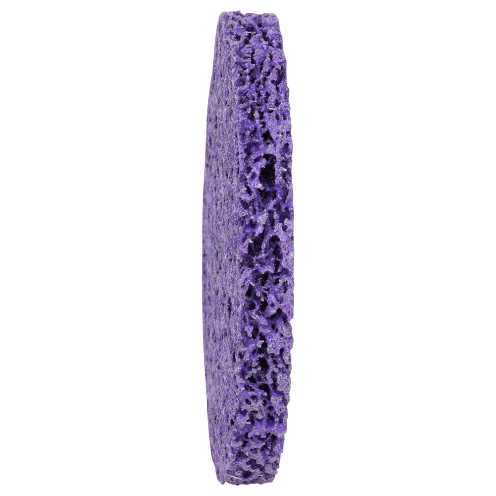 Круг зачистний з нетканого абразиву (корал) Ø125мм без тримача фіолетовий жорсткий SIGMA (9175681) - фото №4