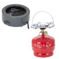 Набір комплект газовий кемпінг 5л + Ванночка термоклейова з тефлоновим покриттям 100Вт SIGMA (29032112)