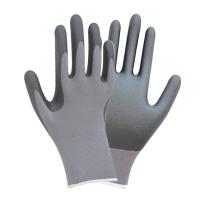 Перчатки трикотажные с частичным нитриловым покрытием р9 (серые манжет) SIGMA (9443511)