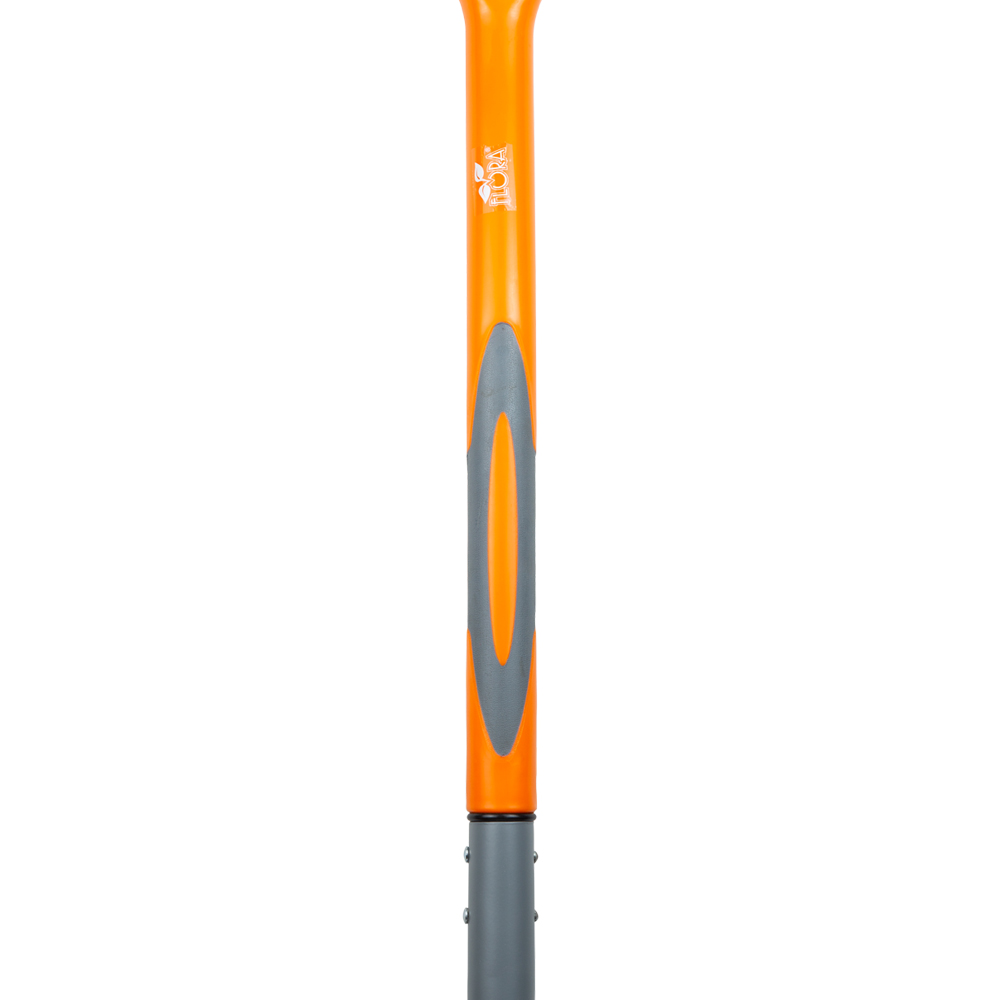 Лопата совковая с пластиковой ручкой 280×240×1050мм 1.8кг FLORA (5046034) - фото №5 - мал.