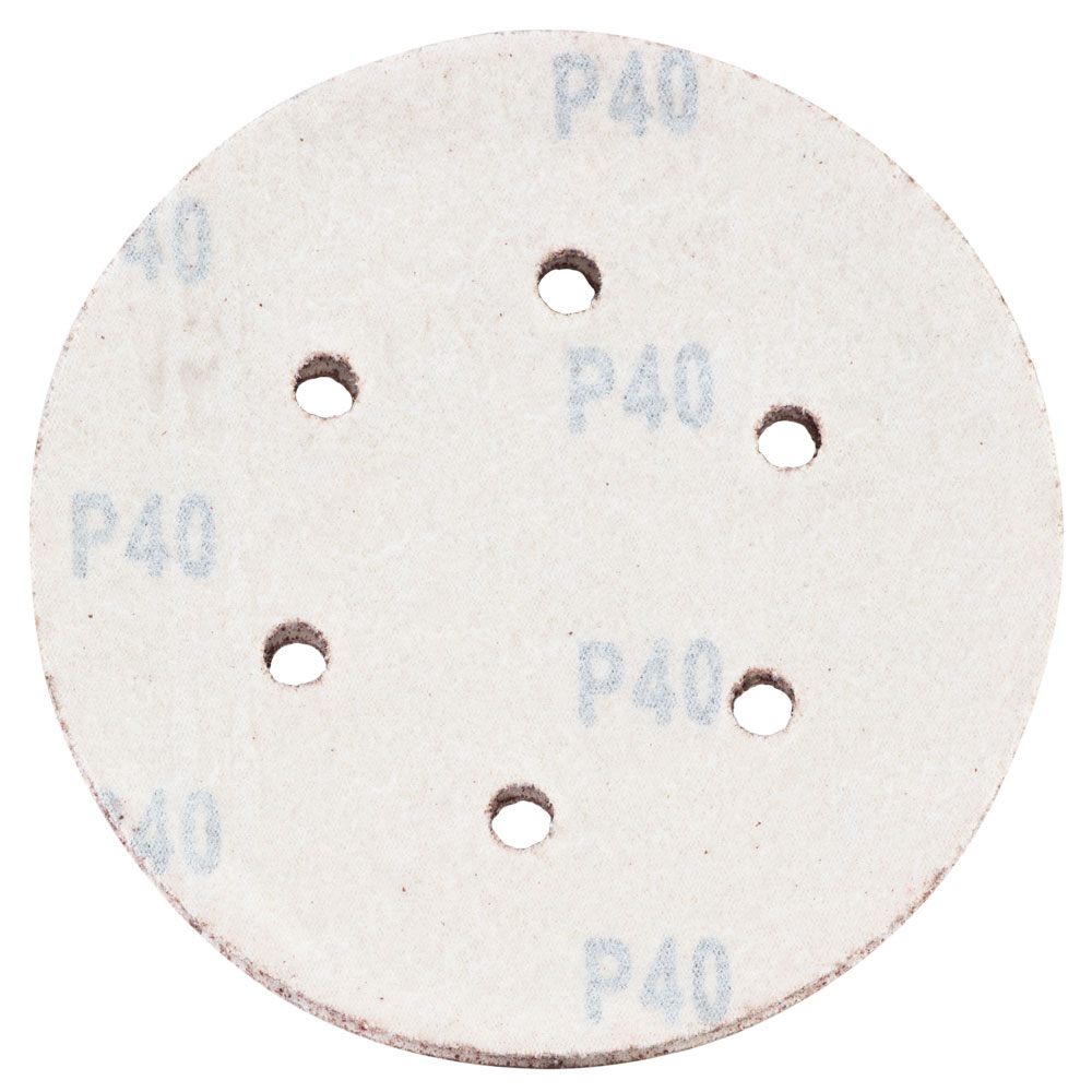 Шлифовальный круг 6 отверстий Ø150мм P40 (10шт) SIGMA (9122231) - фото №2 - мал.