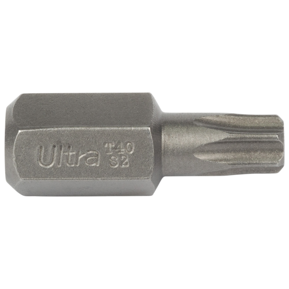 Набір біт TORX 10мм 15шт S2 (метал кейс) ULTRA (4016912) - фото №7 мал.