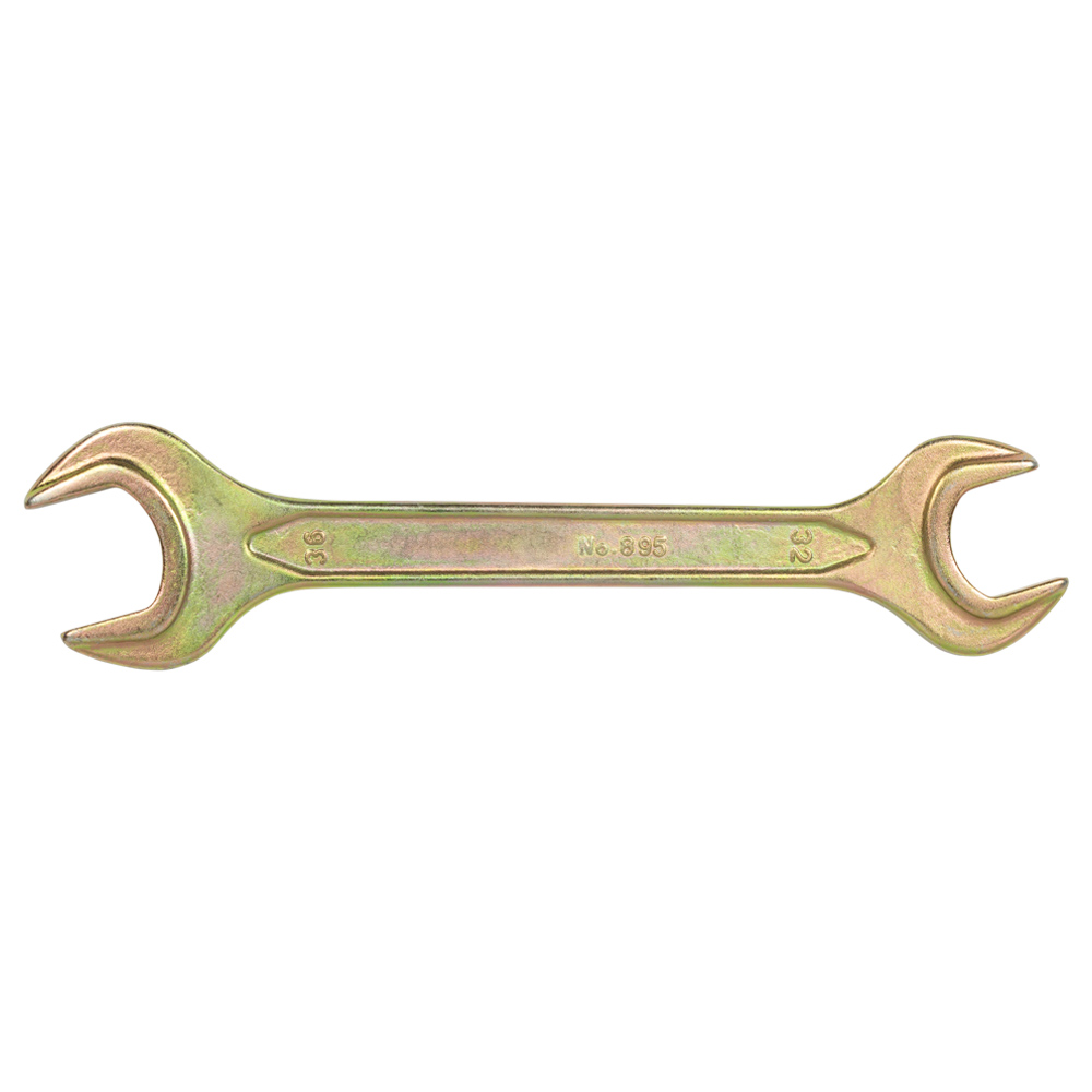 Ключ рожковый 32×36мм желтый цинк SIGMA (6025361) - фото №1 - мал.