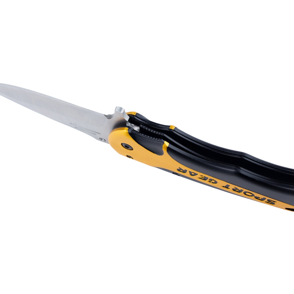 Нож раскладной 115мм (рукоятка алюминиевый сплав) SIGMA (4375751) - фото №3 - мал.