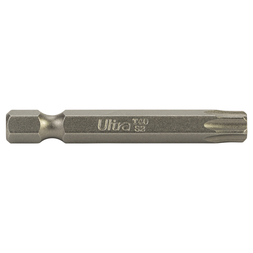 Биты TORX 40×50мм ¼" 10шт S2 (блистер) ULTRA (4015542) - фото №3 - мал.