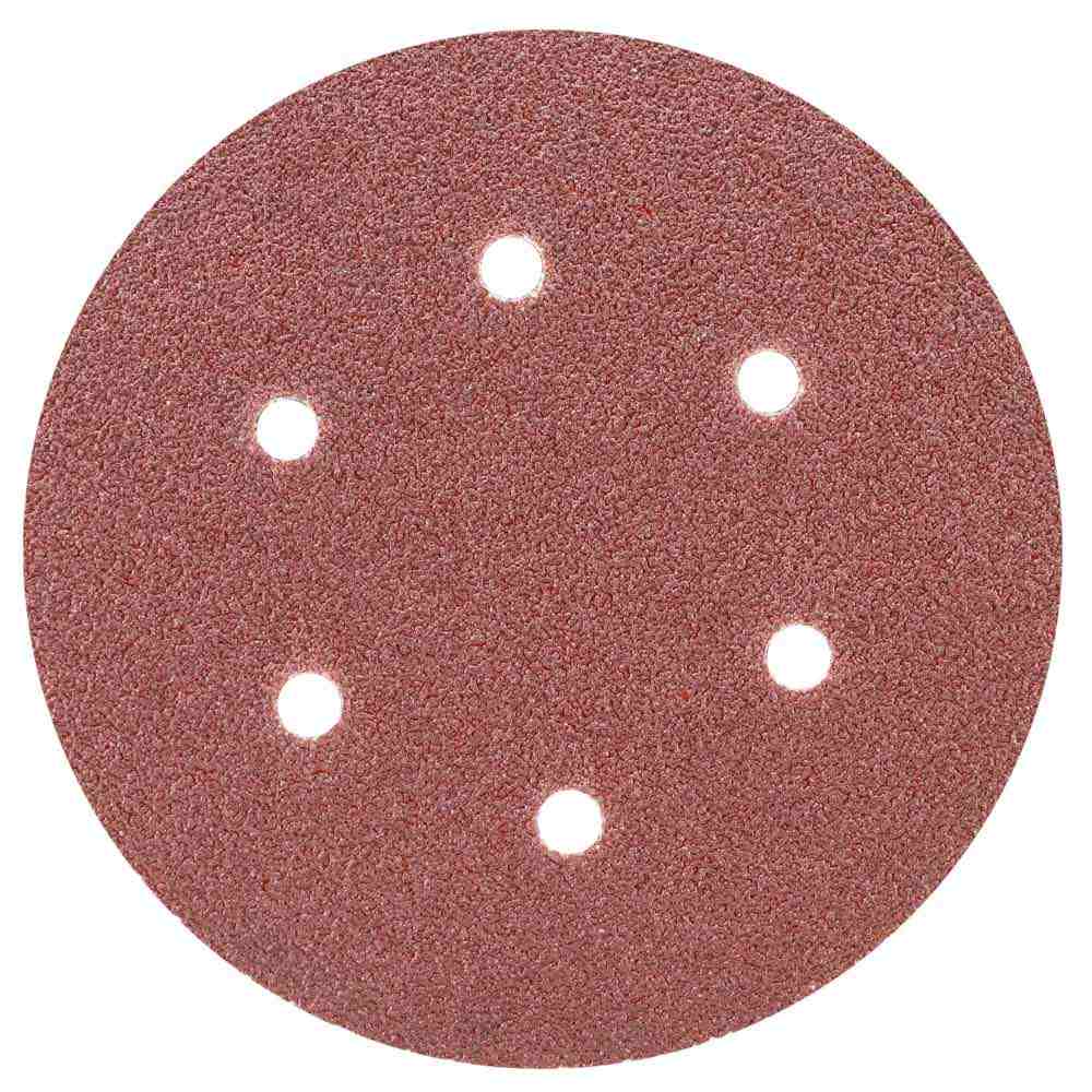 Шлифовальный круг 6 отверстий Ø150мм P60 (10шт) SIGMA (9122241) - фото №1 - мал.