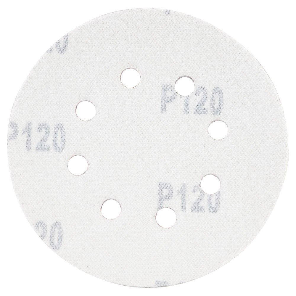 Шлифовальный круг 8 отверстий Ø125мм P120 (10шт) SIGMA (9122671) - фото №2 - мал.