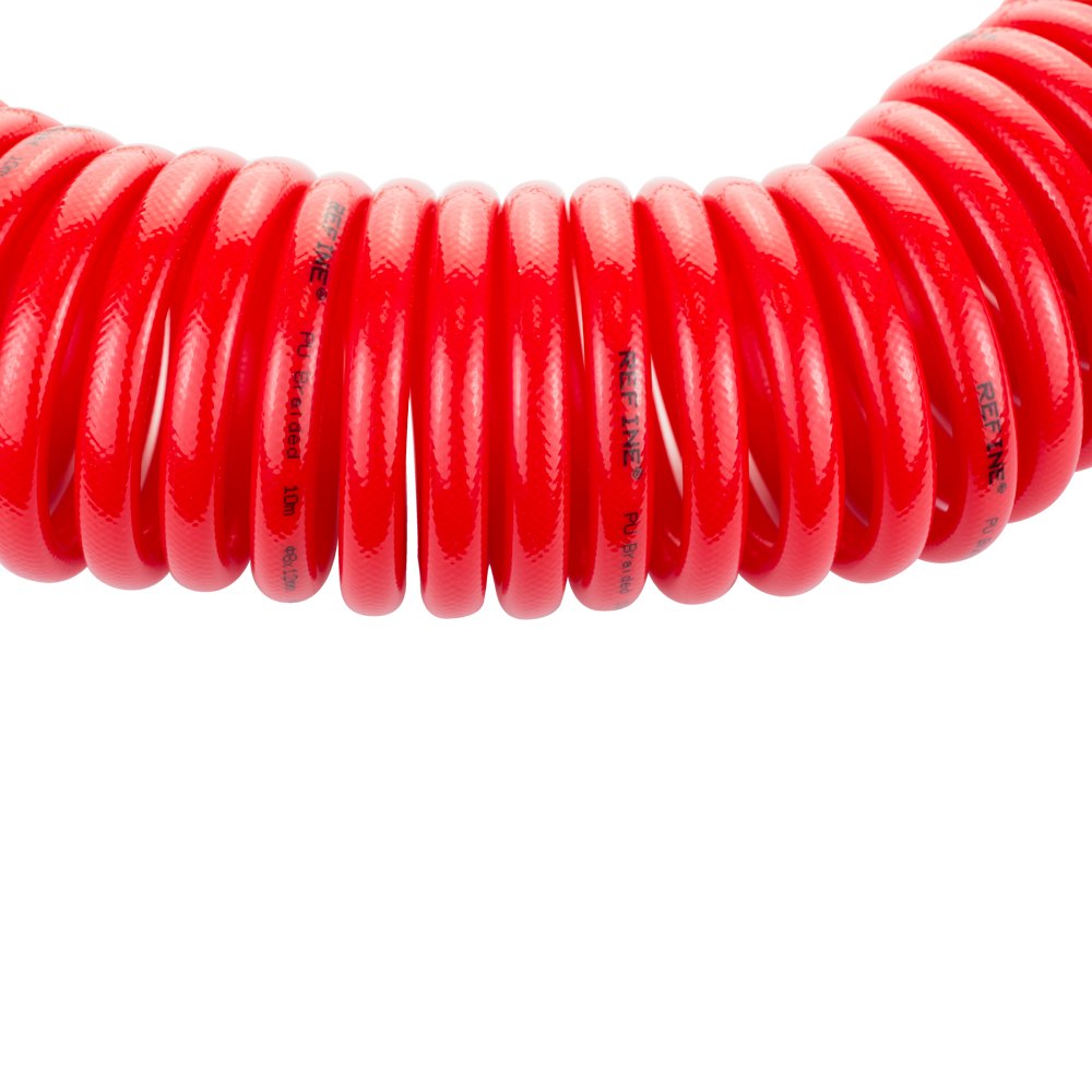 Шланг спиральный полиуретановый (PU) армированный 10м 8×12мм REFINE (7013521) - фото №2 - мал.