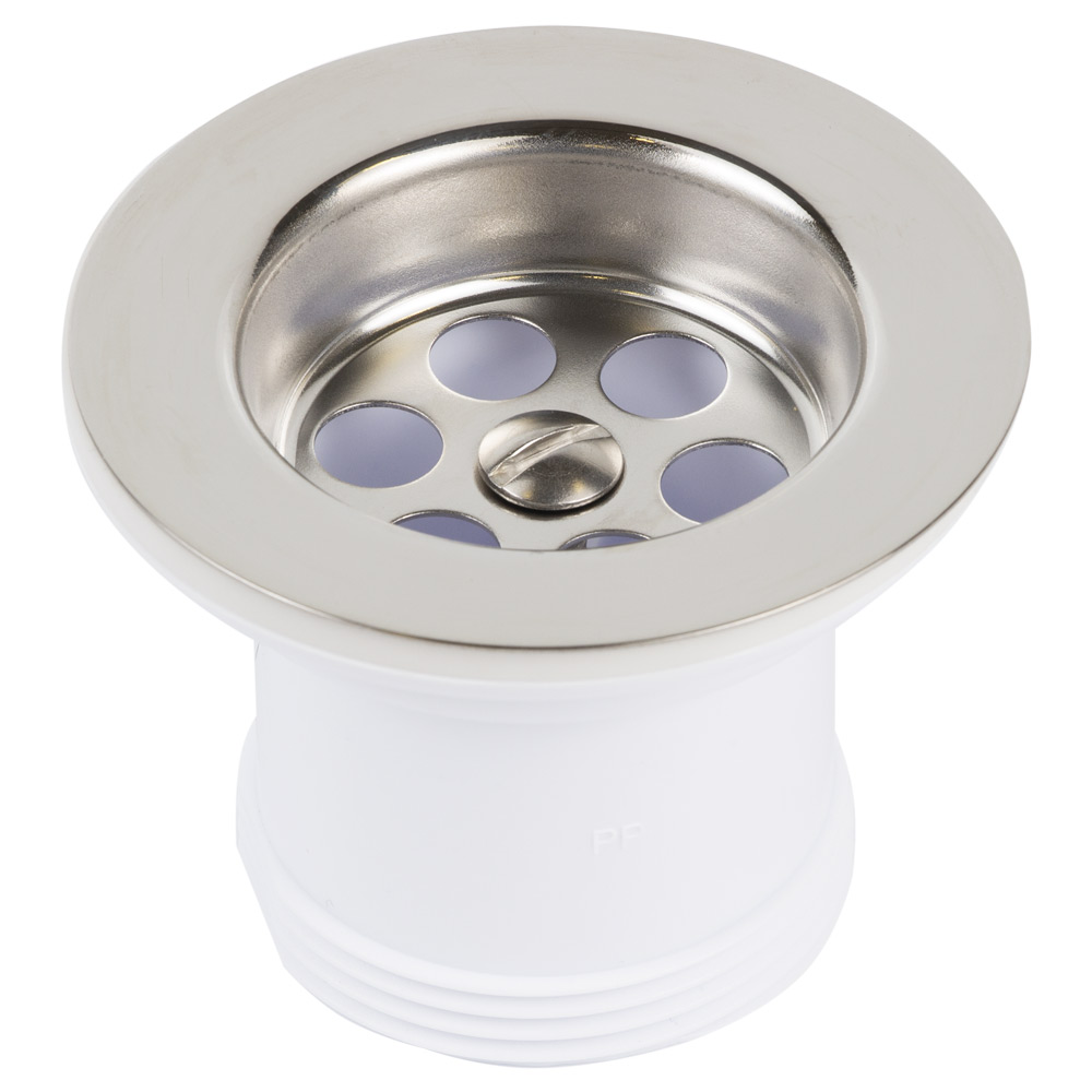 Клапан донный для кухонной мойки с пробкой на цепочке 1½" WIRQUIN (9545820) - фото №2 - мал.