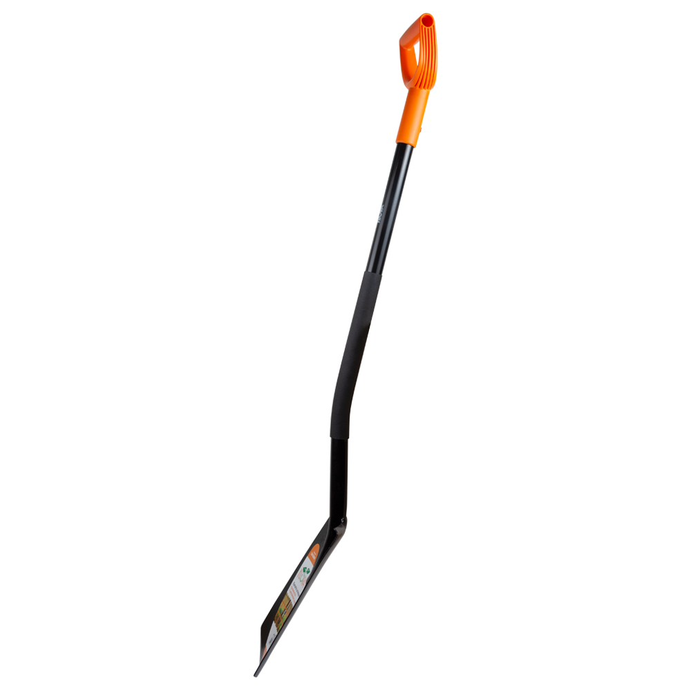Лопата штыковая прямоугольная с металлической ручкой 290×195×1170мм 2.0кг FLORA (5045404) - фото №3 - мал.
