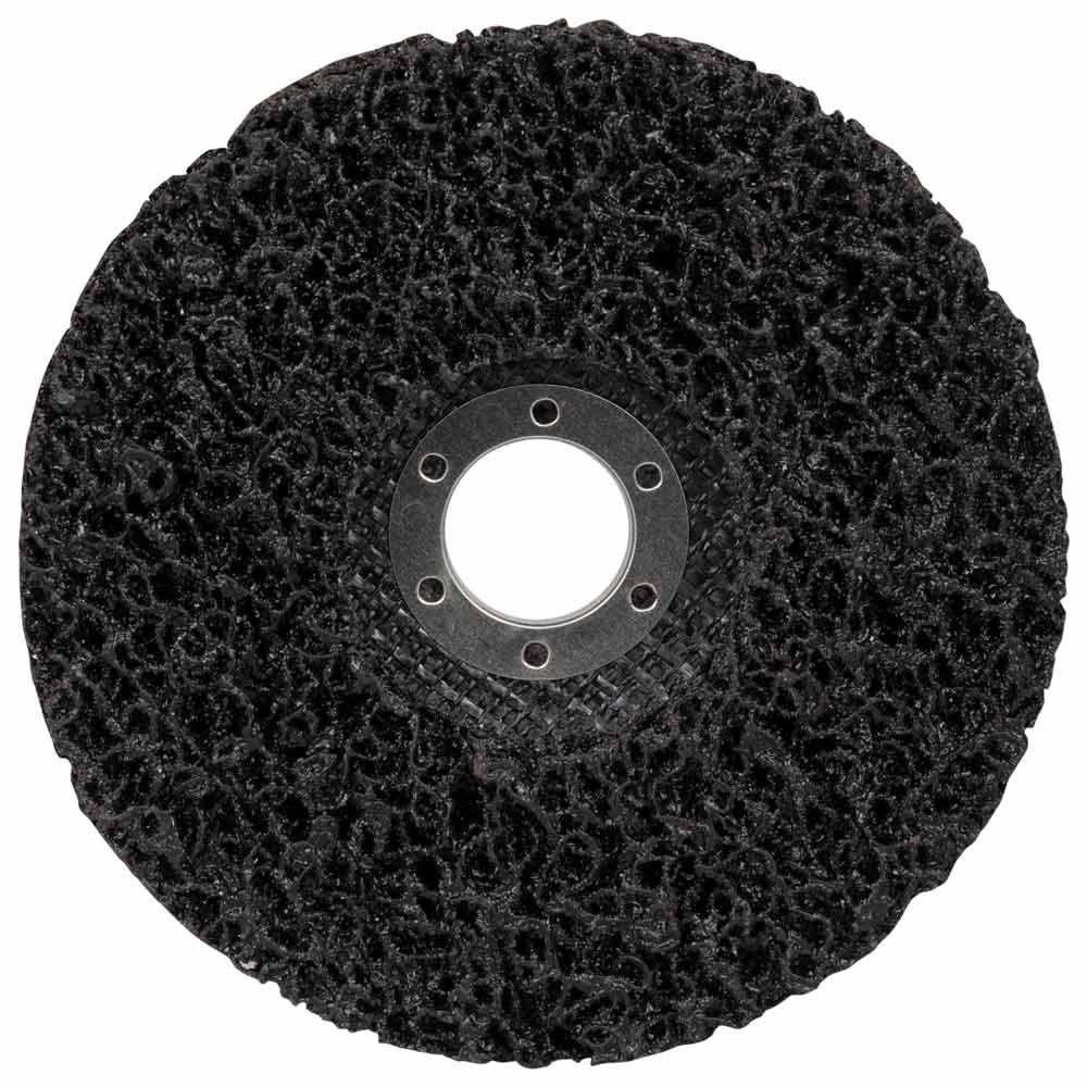 Круг зачистной из нетканого абразива (коралл) Т27 Ø125×22.23мм черный мягкий SIGMA (9176761) - фото №2 - мал.