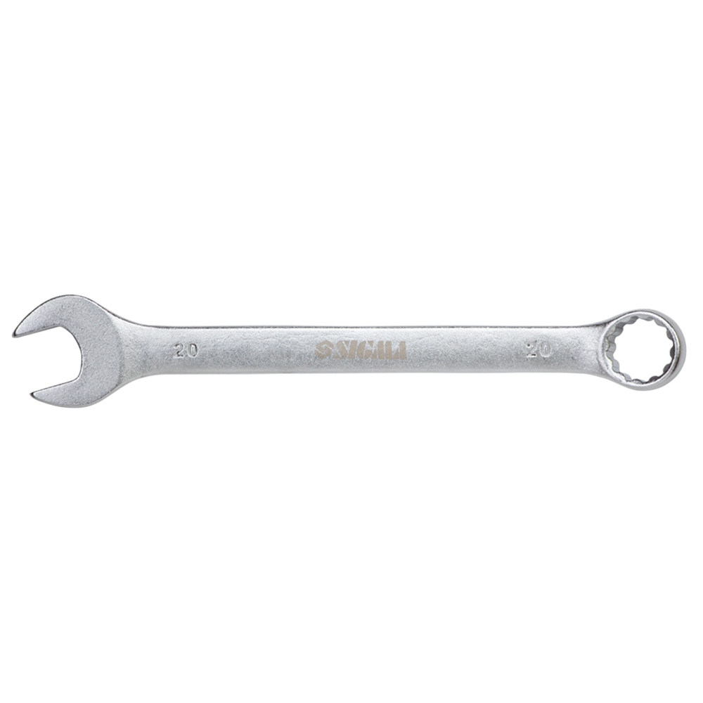 Ключ рожково-накидной 20мм CrV satine SIGMA (6021201) - фото №1 - мал.