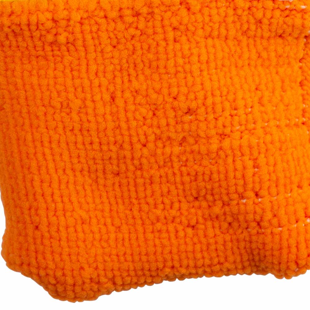 Перчатки трикотажные с точечным ПВХ покрытием утепленные р10 (оранжевые) КРАТНО 12 парам GRAD (9442375) - фото №4 - мал.
