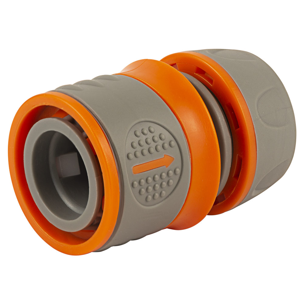 Коннектор 1/2" быстросъёмный для шланга 1/2" (ABS+TPR) FLORA (5015524) - фото №3 - мал.