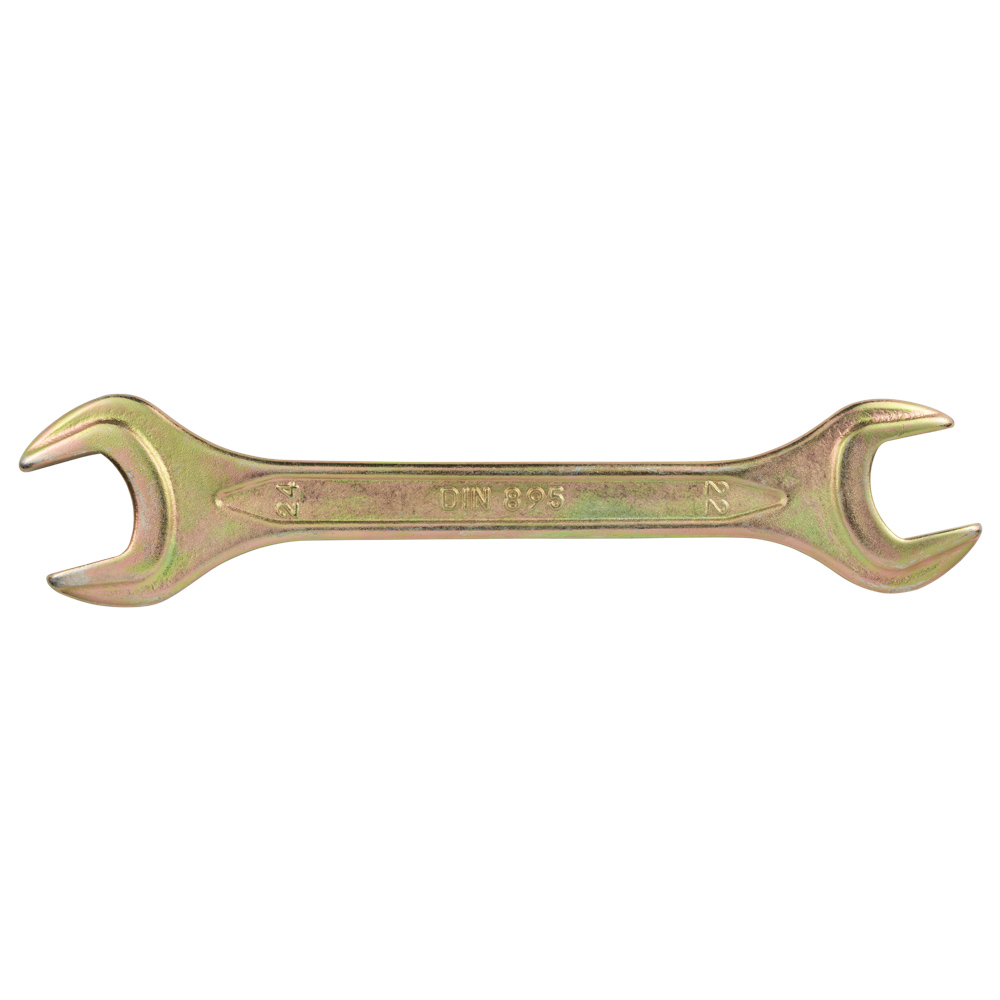 Ключ рожковый 22×24мм желтый цинк SIGMA (6025241) - фото №3 - мал.
