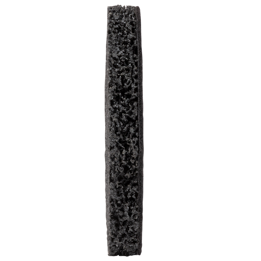 Круг зачистной из нетканого абразива (коралл) Ø125мм на липучке черный мягкий SIGMA (9176261) - фото №5 - мал.