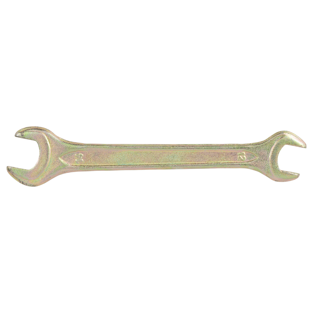 Ключ рожковый 12×14мм желтый цинк SIGMA (6025141) - фото №1 - мал.