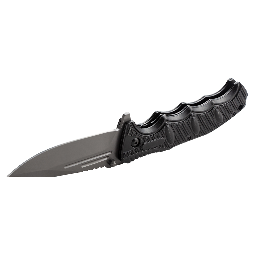 Нож раскладной 124мм (рукоятка алюминиевый сплав) SIGMA (4375851) - фото №8 - мал.