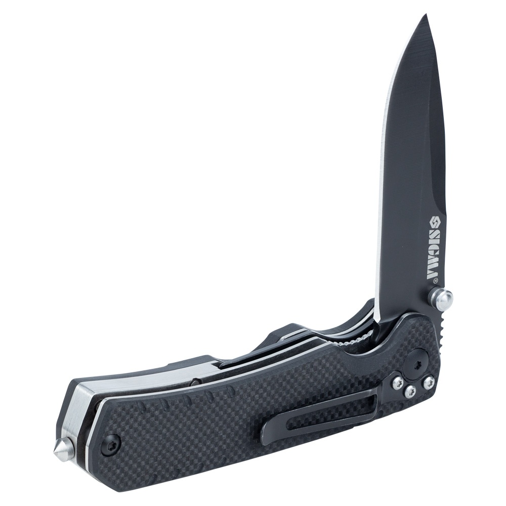 Нож раскладной 112мм (рукоятка композит G10) SIGMA (4375721) - фото №13 - мал.