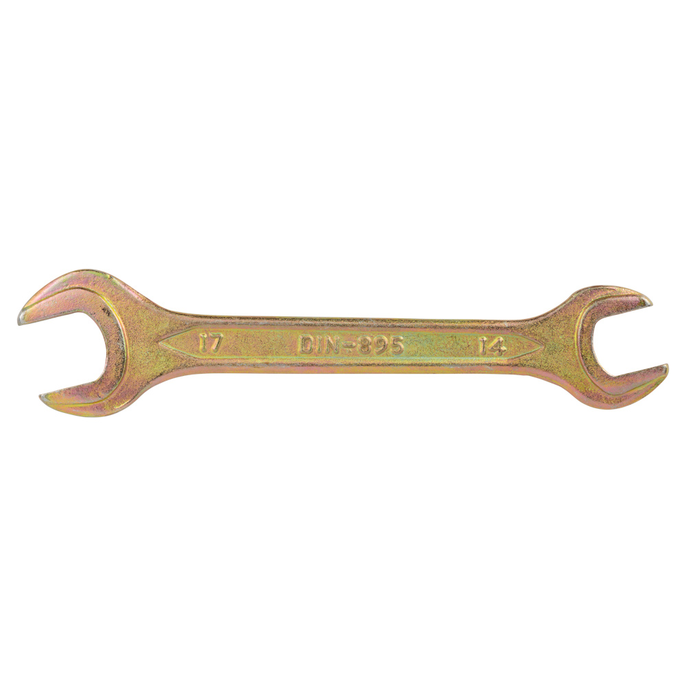 Ключ рожковый 14×17мм желтый цинк SIGMA (6025171) - фото №3 - мал.