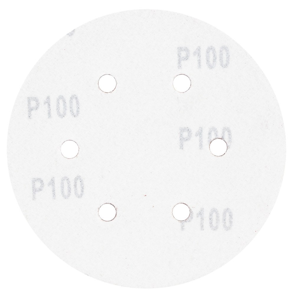 Шлифовальный круг 6 отверстий Ø150мм P100 (10шт) SIGMA (9122261) - фото №2 - мал.