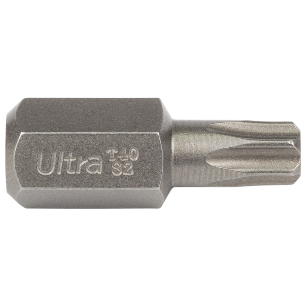 Набір біт HEX TORX Spline 10мм 40шт S2 (метал кейс) ULTRA (4017092) - фото №27 мал.