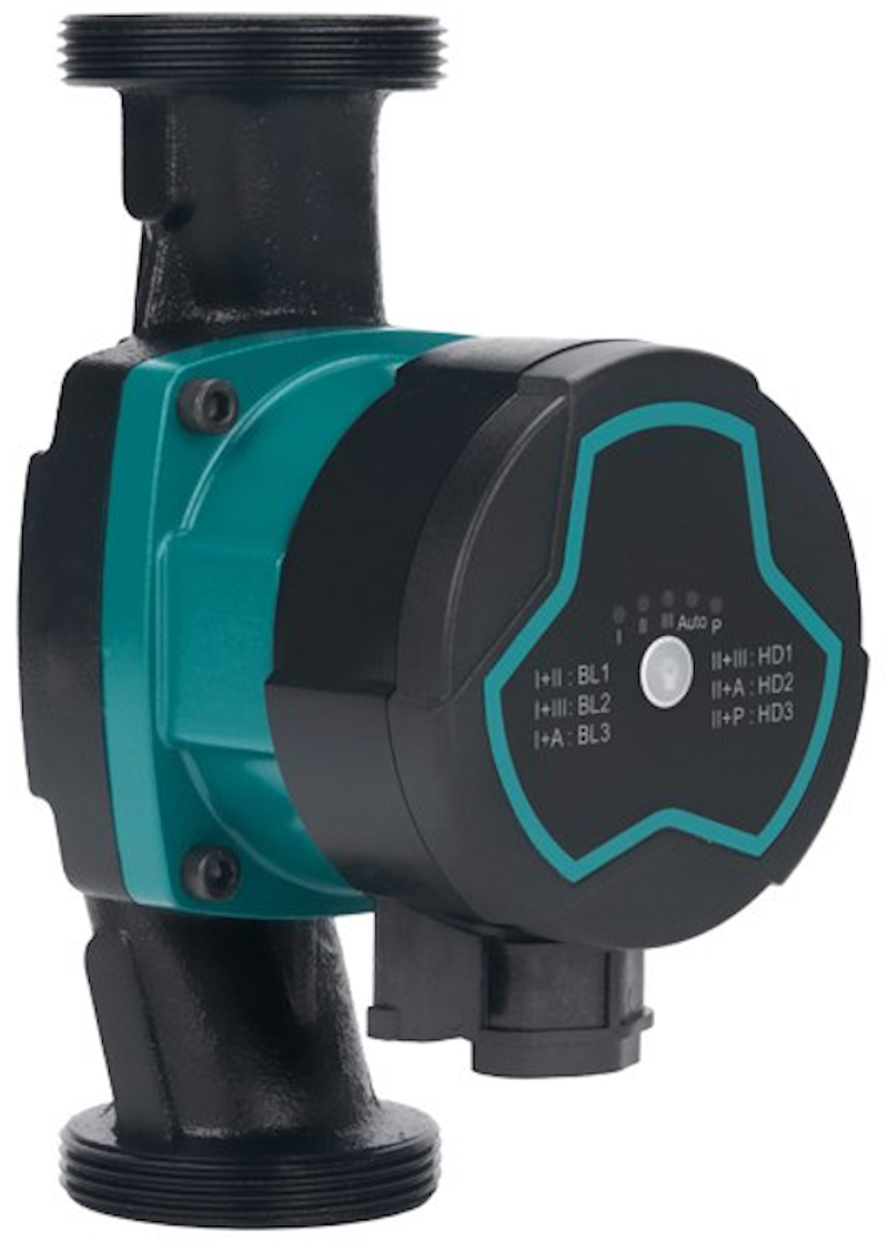 Насос циркуляційний енергозберігаючий 5-90Вт Hmax 8м Qmax 73л/хв Ø2" 180мм + гайки Ø1¼" AQUATICA GPA32-8/180 III (774064) - фото №3 мал.