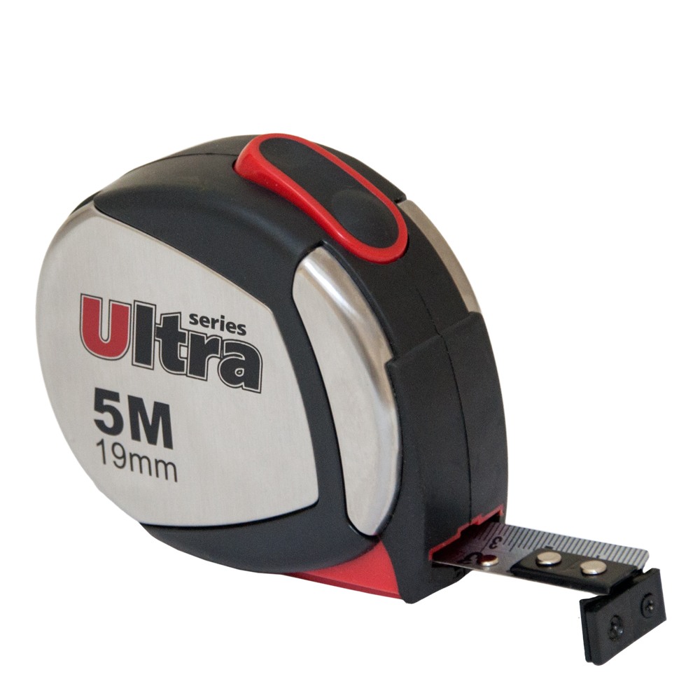 Рулетка магнитная, нейлоновое покрытие 5м×19мм ULTRA (3822052) - фото №1 - мал.