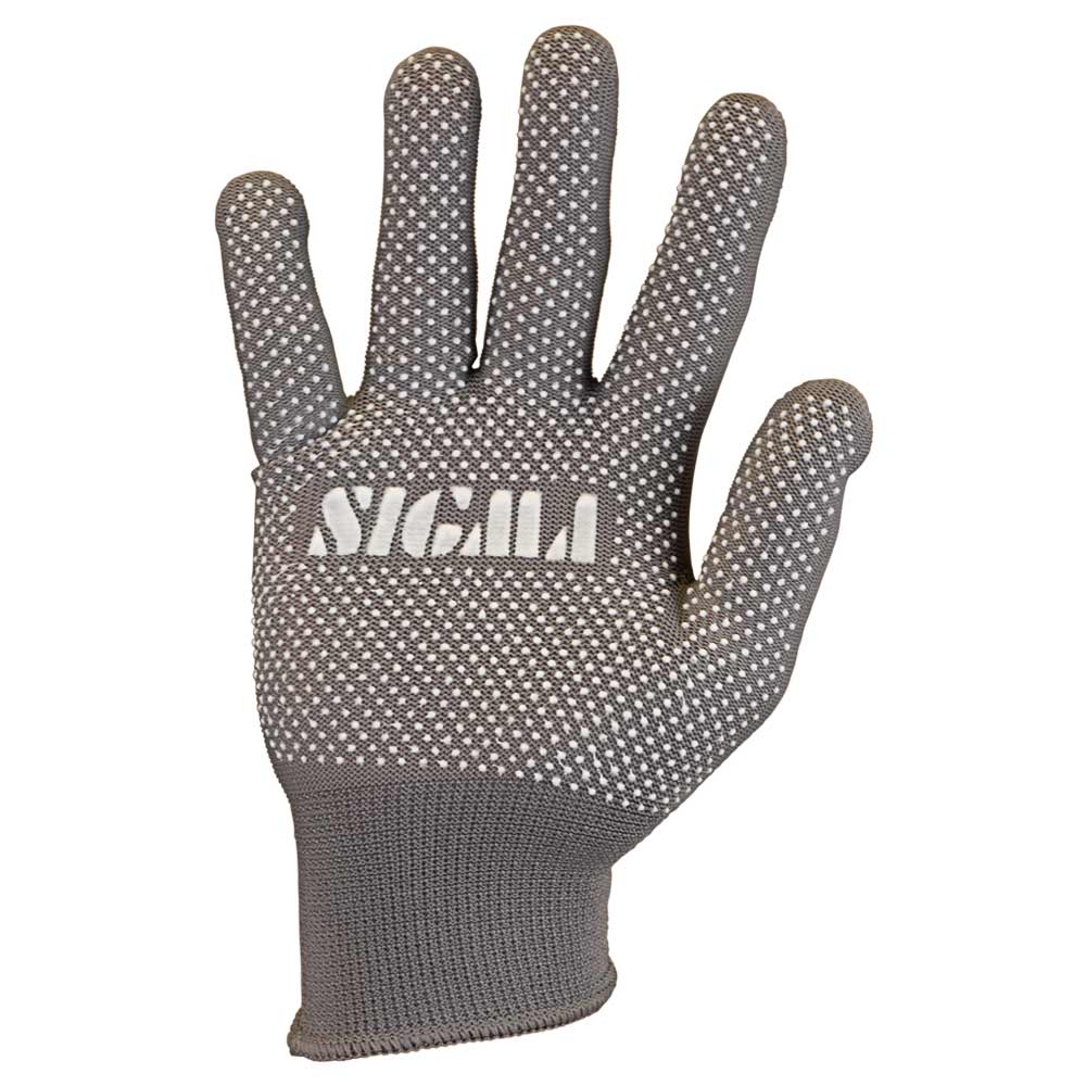 Перчатки трикотажные с точечным ПВХ покрытием р8 Микроточка (серые) SIGMA (9442901) - фото №2 - мал.