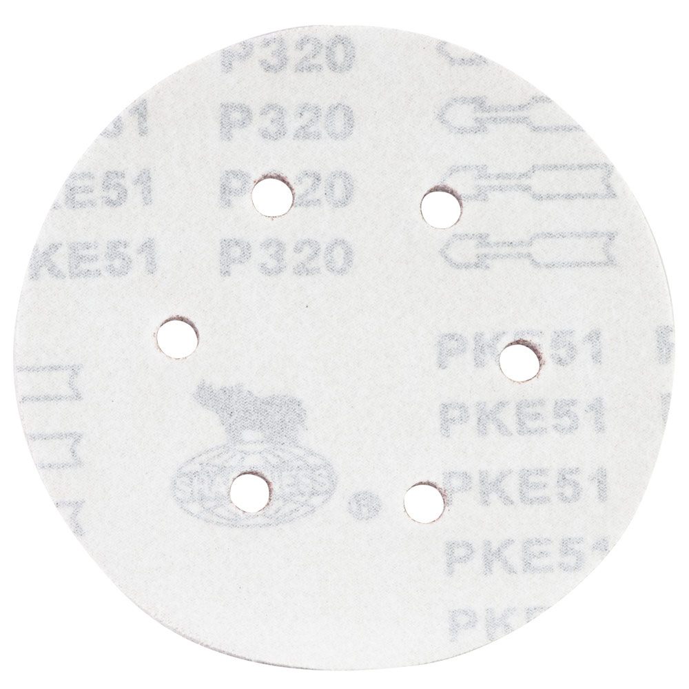 Шлифовальный круг 6 отверстий Ø150мм P320 (10шт) SIGMA (9122331) - фото №2 - мал.