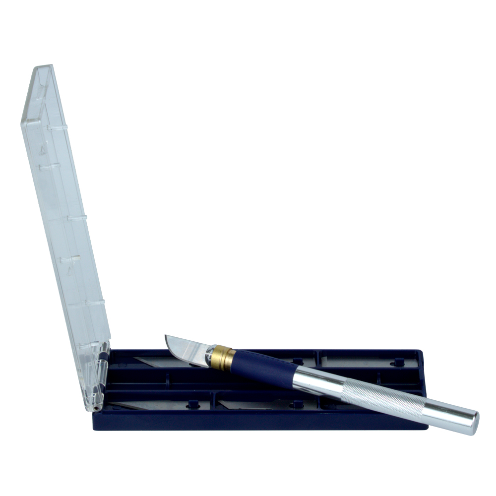 Набір ножів моделярських 6шт + тримач SIGMA (8214011) - фото №3 мал.