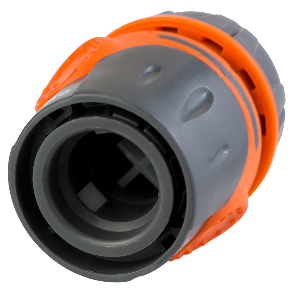 Коннектор 1/2" быстросъёмный для шланга 1/2" аквастоп (ABS+TPR) FLORA (5015494) - фото №6 - мал.