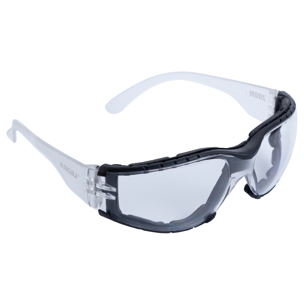 Очки защитные c обтюратором Zoom anti-scratch, anti-fog (прозрачные) SIGMA (9410851) - фото №2 - мал.