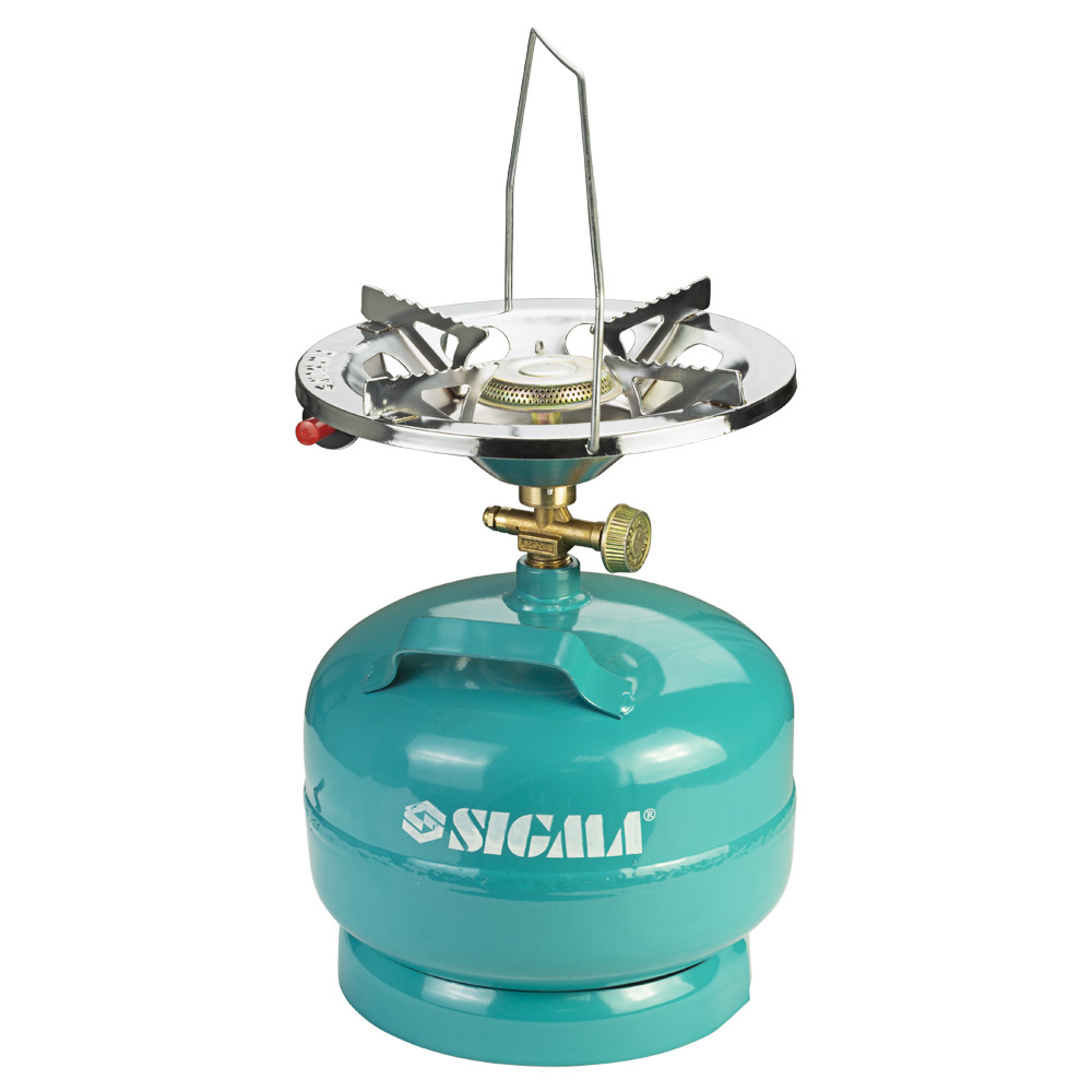 Комплект газовий кемпінг з п’єзопідпалом Comfort 5л SIGMA (2903111) - фото №1 мал.