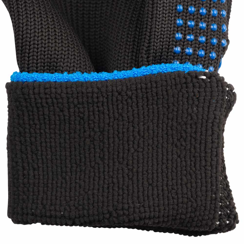 Перчатки трикотажные с точечным ПВХ покрытием утепленные р10 (черные) КРАТНО 12 парам GRAD (9442345) - фото №4 - мал.