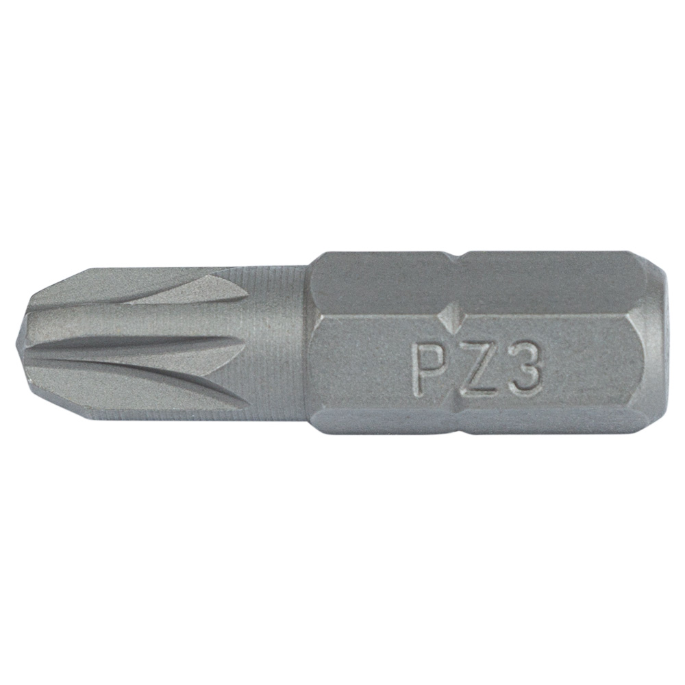 Набор бит PZ3×25мм 1/4" 25шт S2 (пласт кейс) ULTRA (4010602) - фото №1 - мал.