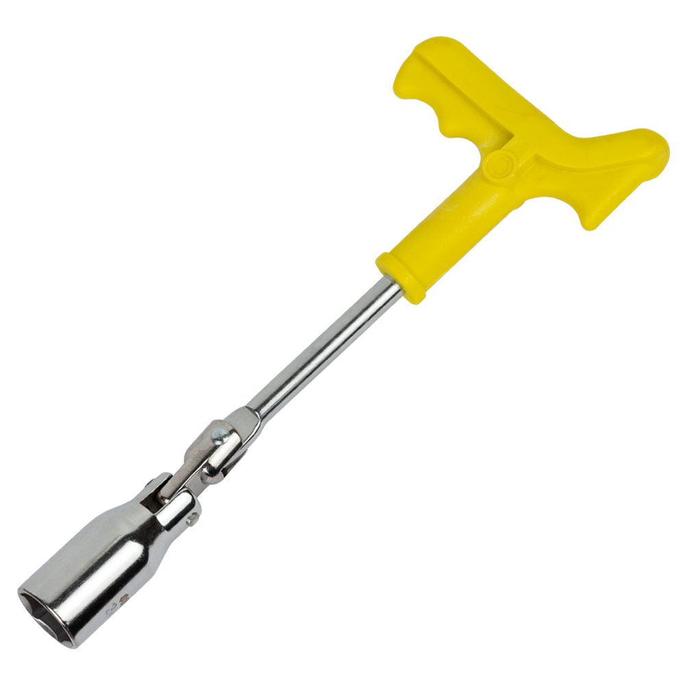 Ключ свечной с шарниром усиленный 21мм SIGMA (6030341) - фото №1 - мал.