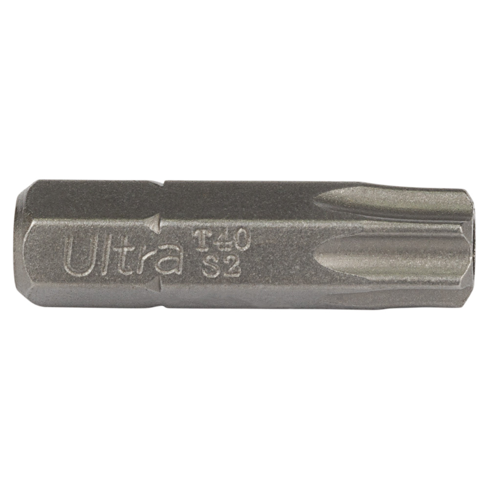 Біти TORX-proof 40×25мм ¼" 10шт S2 (блістер) ULTRA (4015812) - фото №3 мал.