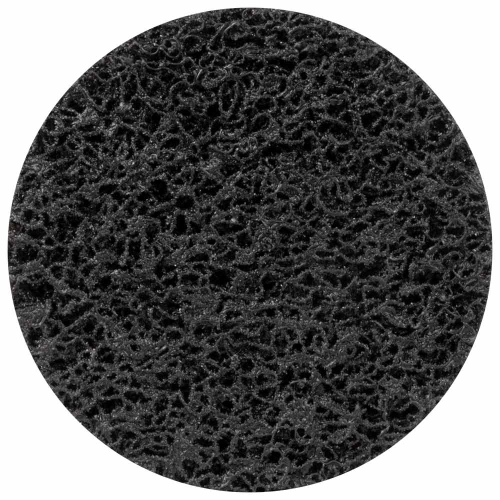круг зачистной из нетканого абразива (коралл) Ø125мм на липучке черный мягкий