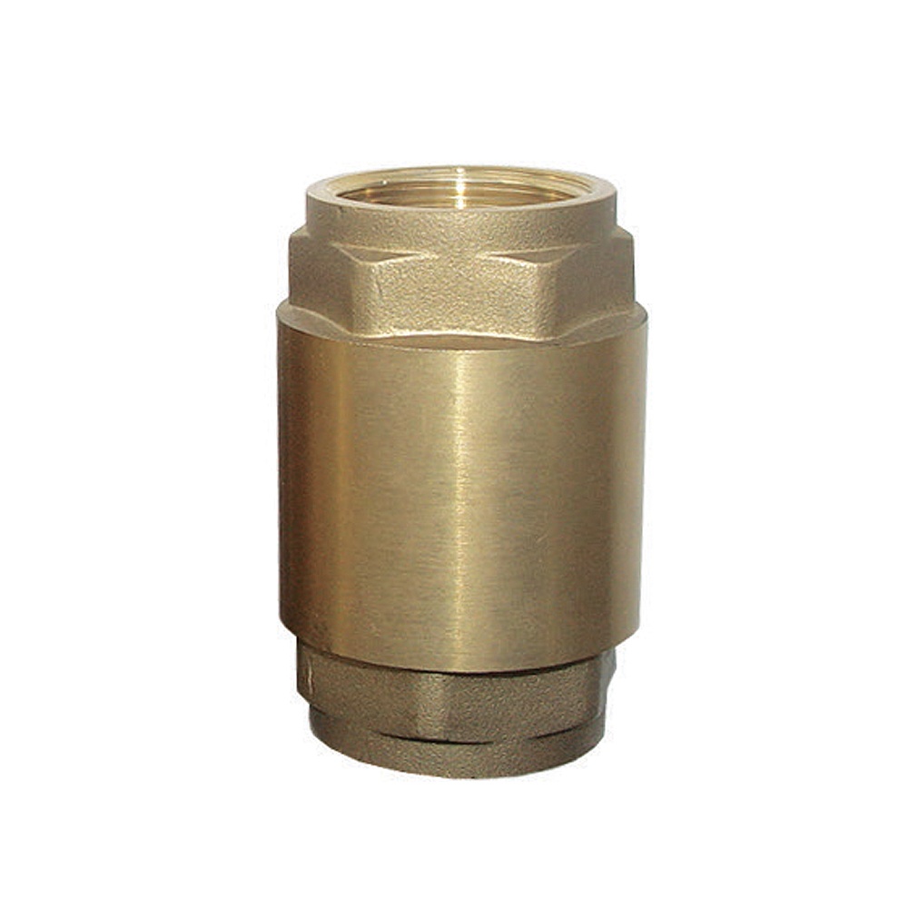 Клапан обратный (усиленный) 1"F×1"F (латунь) euro AQUATICA (779654) - фото №1 - мал.
