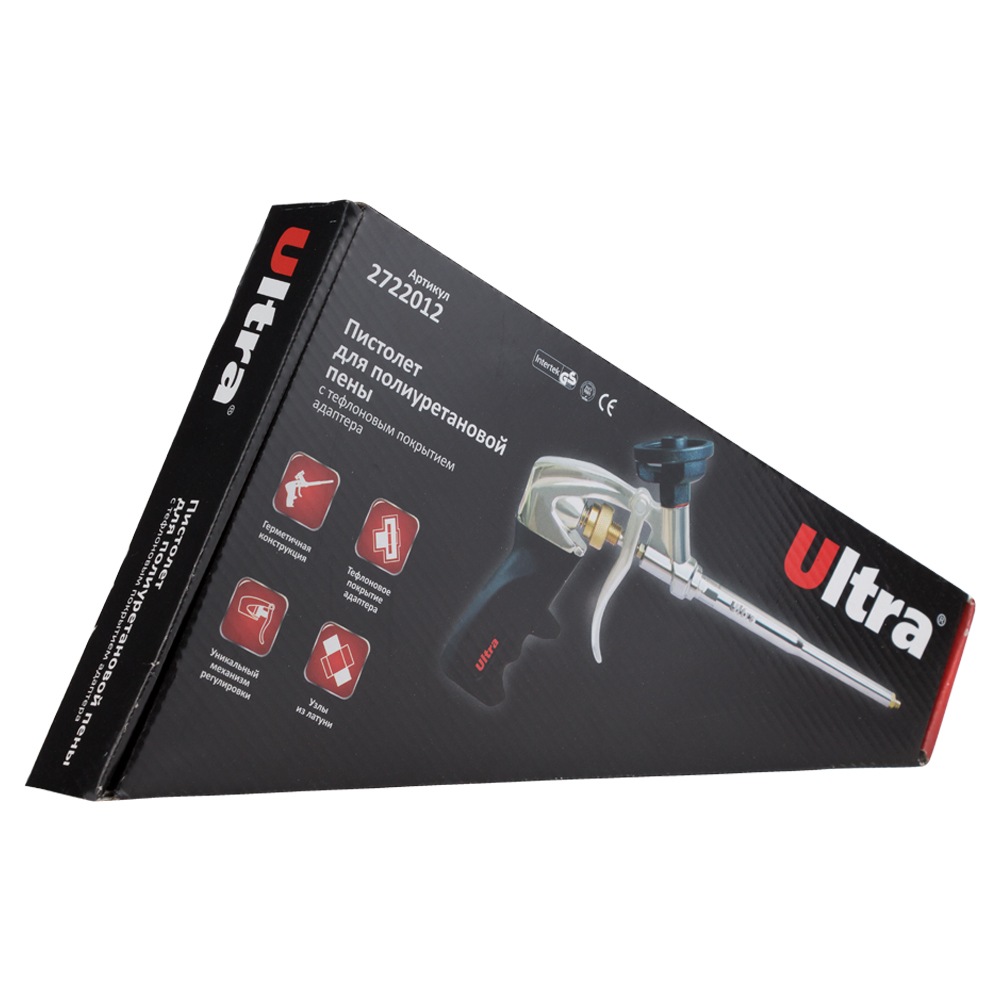Пистолет для полиуретановой пены тефлоновое покрытие адаптера ULTRA (2722012) - фото №10 - мал.