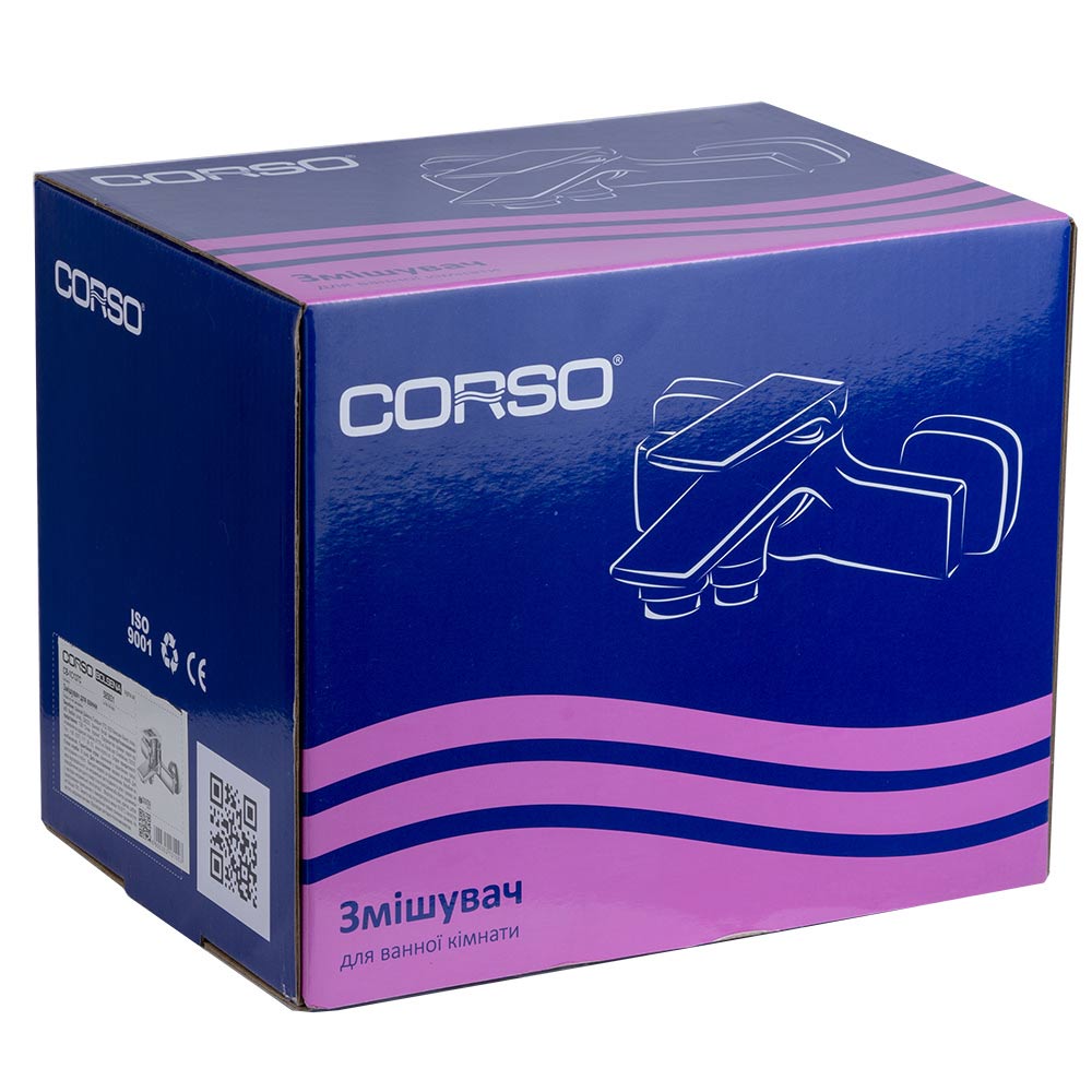 Смеситель BOLSENA Ø35 для ванны литой CORSO CB-1C137C (9614200) - фото №4 - мал.