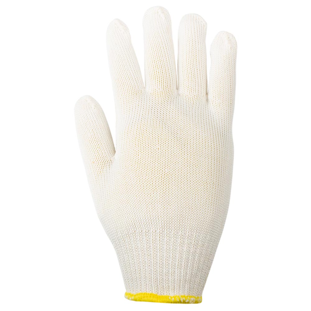 Перчатки трикотажные без точечного ПВХ покрытия р10 Мастер (белые) GRAD (9441725) - фото №4 - мал.
